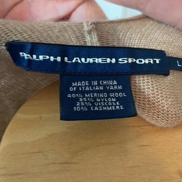 Ralph Lauren Sport wool/cashmere blend cardigan size Large - Picture 4 of 4